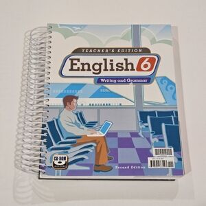 BJU Press English 6 Teachers Edition with CD Homeschool Good Used Condition GUC